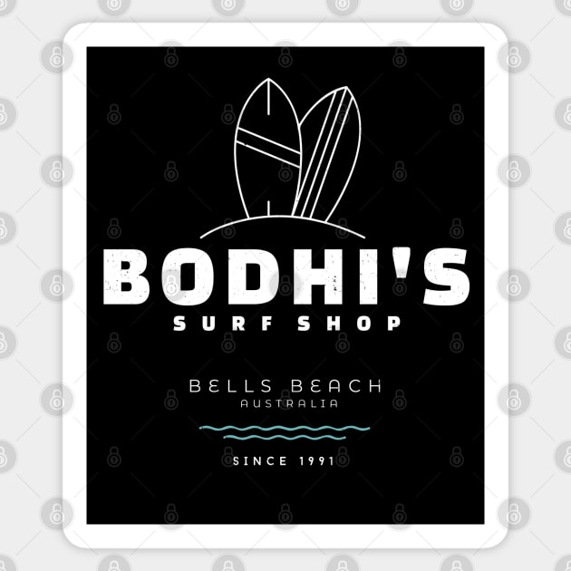 Bodhi's Surf Shop - Bells Beach Australia - Since 1991 Sticker by BodinStreet